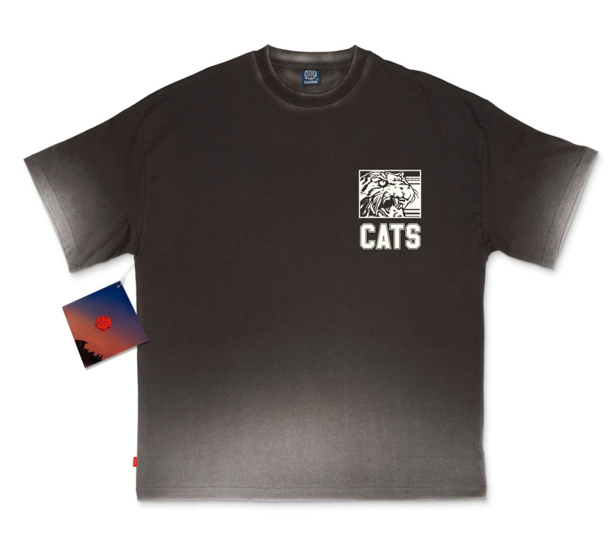 Cats Fade-away Tee - Black - X-Large（定価$69）